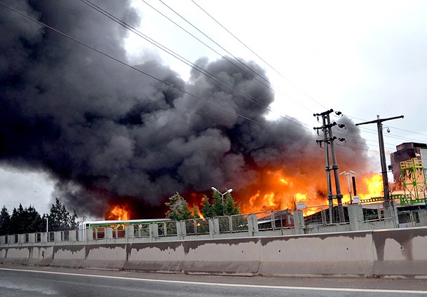 BLIDA : Incendie à l’usine « Zaouïa plastique »