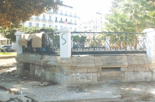 Le square Port-Saïd en chantier: Les travaux battent leur plein