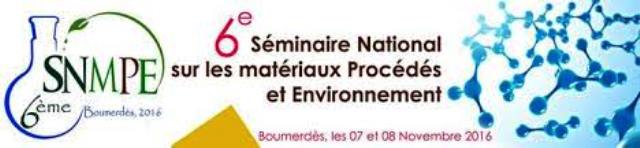 Séminaire national sur les matériaux, procédés et environnement