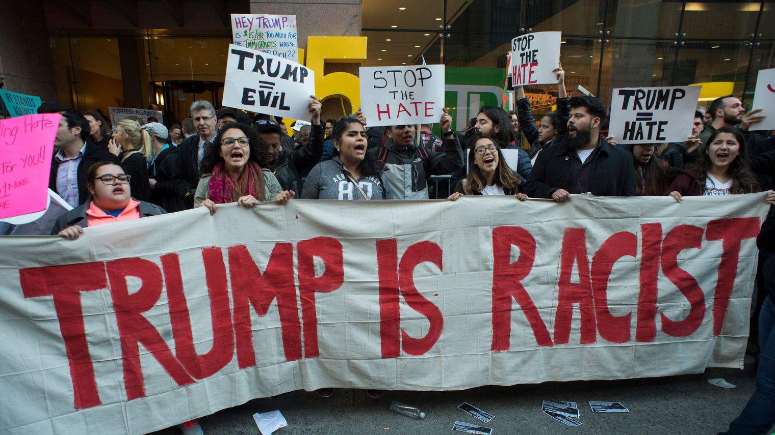 Manifestations aux États-Unis après la victoire de Trump