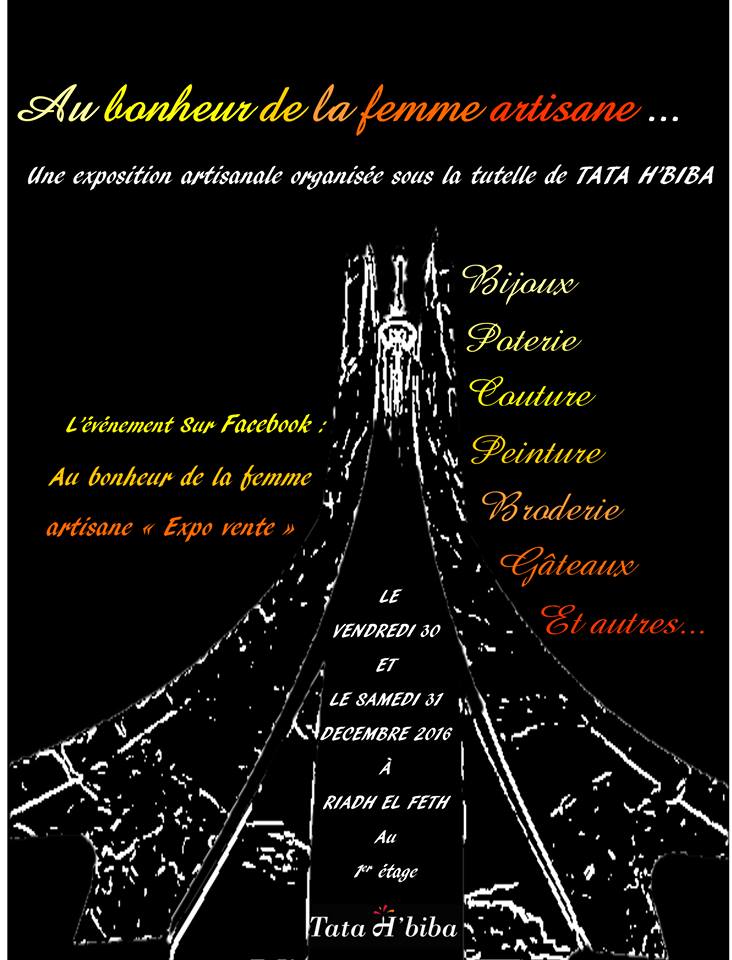 Expo vente: Au bonheur de la femme artisane