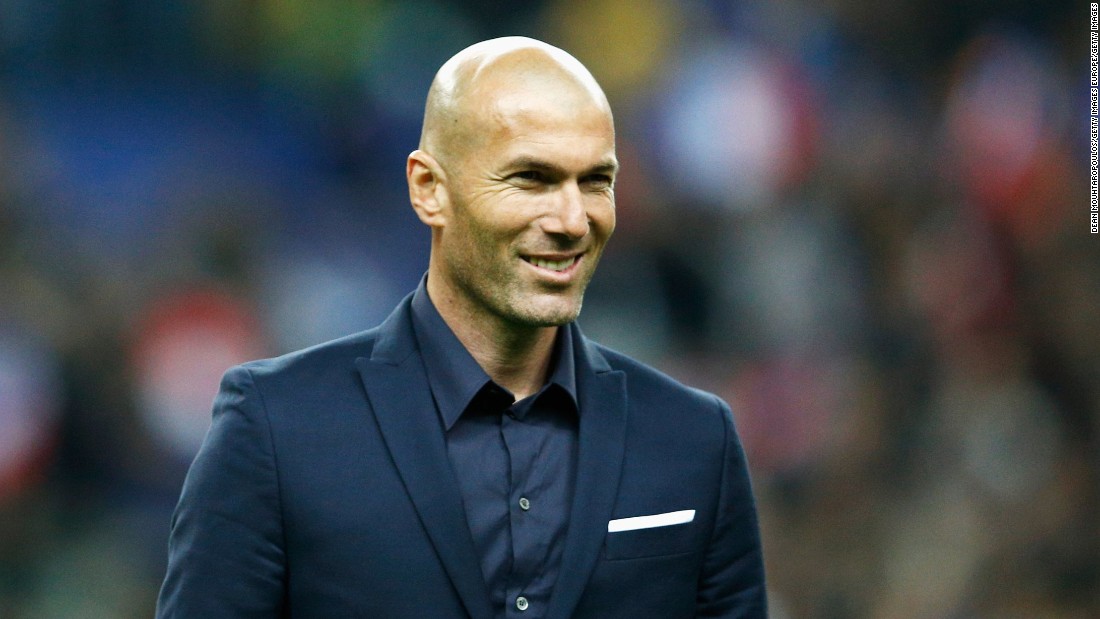 Zinedine Zidane, finaliste pour le titre de meilleur entraîneur 2016