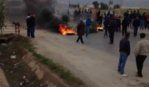Protestation après l&rsquo;auto-immolation d&rsquo;un homme à Djarma (Batna)