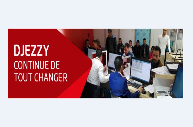 Aprés un mois de travaux de rénovation Djezzy rouvre sa boutique à Biskra avec un nouveau design