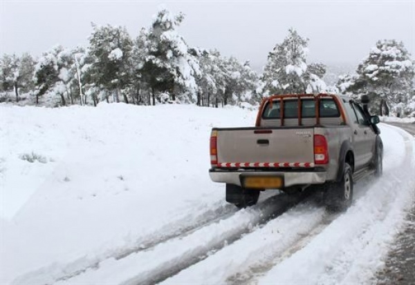 Béjaïa : Deux accidents de la circulation et trois routes nationales bloquées par la neige