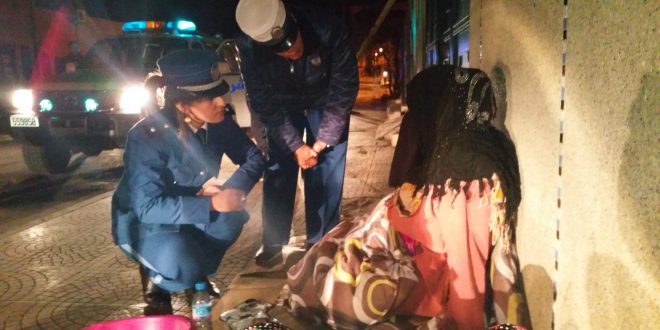 Tissemsilt: La police au secours des SDF à travers l’Ouarsenis