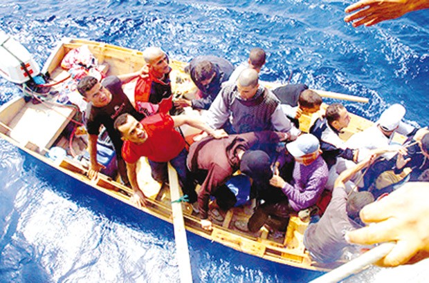 Oran: 15 harraga à interceptés au large de Cap Falcon