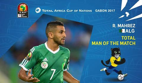 Algérie – Zimbabwe : Mahrez élu homme du match