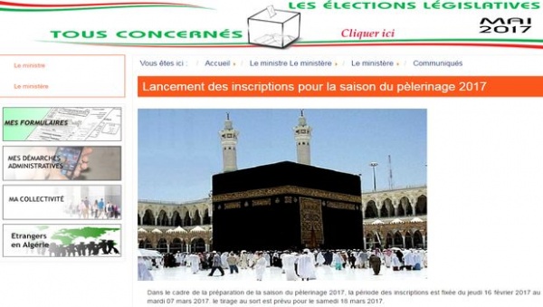 Hadj 2017: les inscriptions au tirage au sort débuteront jeudi
