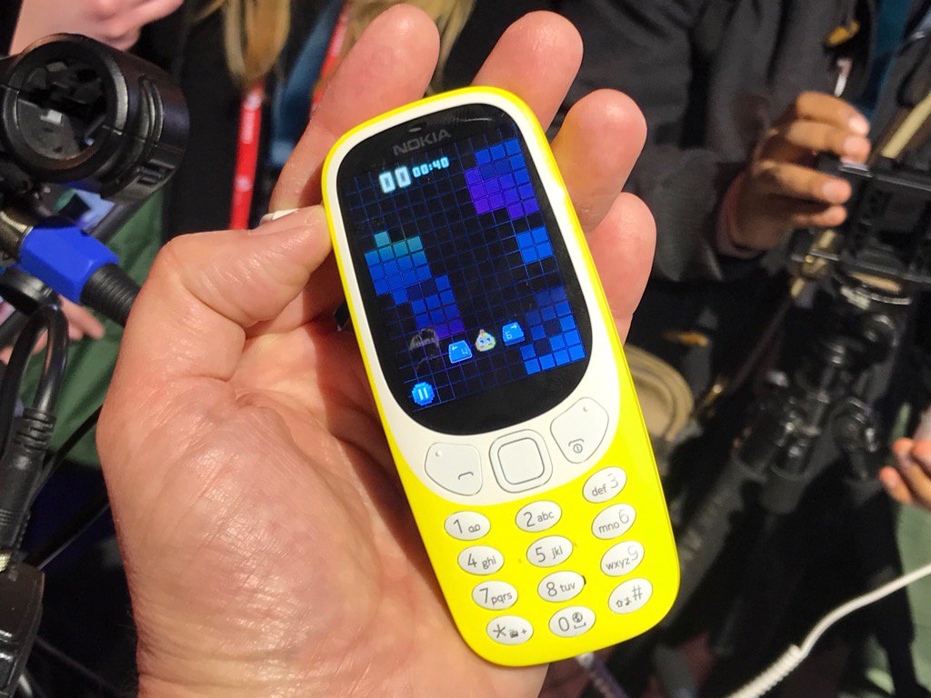 Découvrez les images du nouveau Nokia 3310 dévoilé avant le Mobile World Congress à Barcelone