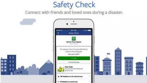 Facebook met à jour un outil d&rsquo;entraide en cas de catastrophe naturelle ou accidentelle