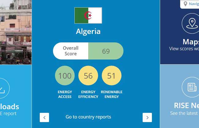 L’Algérie au top pour sa politique d’accès à l’énergie, beaucoup moins bonne en efficacité (Banque Mondiale)