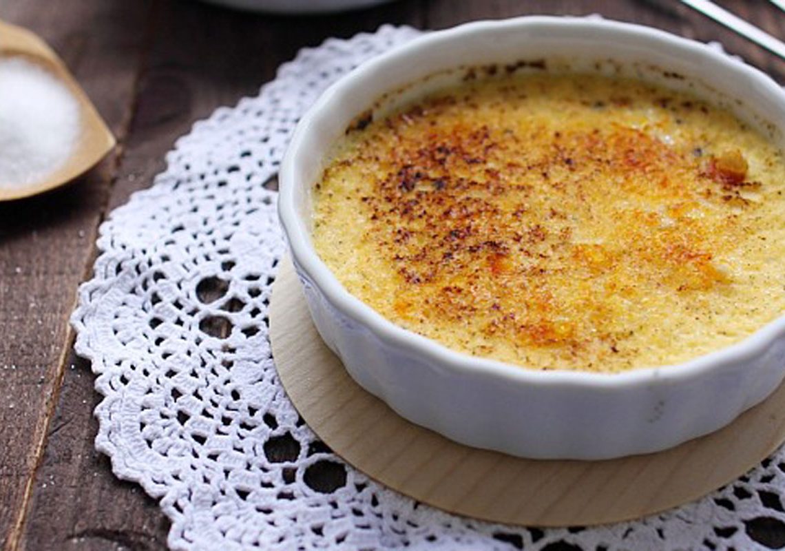 Crème brûlée à la vanille