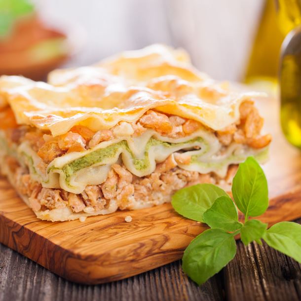 Lasagnes aux crevettes