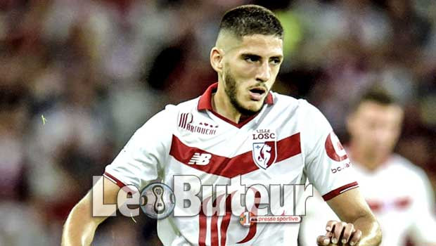 Benzia est sorti  blessé face au PSG