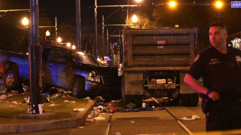 Etats-Unis: 28 personnes renversées par un pickup à la Nouvelle-Orléans