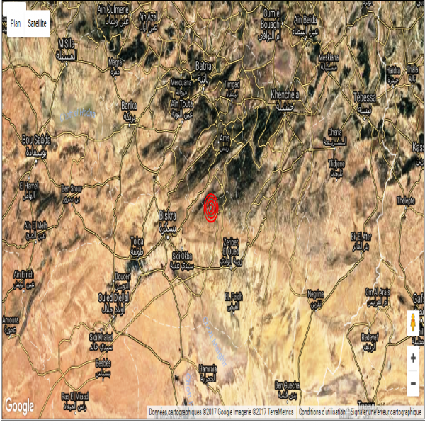 Biskra: La terre a de nouveau tremblé à M’Ziraa