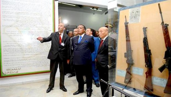 Le président congolais visite l&rsquo;Académie militaire de Cherchell
