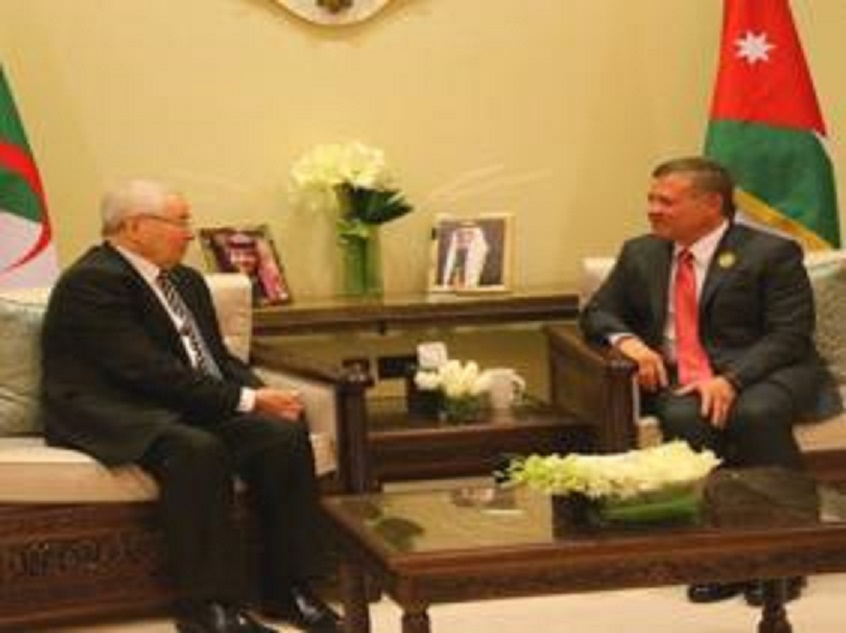 Abdelkader Bensalah reçu par le roi Abdellah II