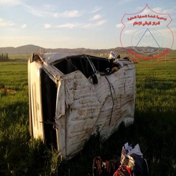 Accident de la route : un mort et 11 blessés dans le renversement d’un bus à Médéa