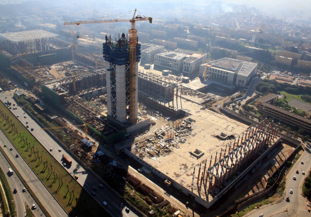 Algérie: Achèvement des gros oeuvres du minaret de la Grande mosquée d&rsquo;Alger