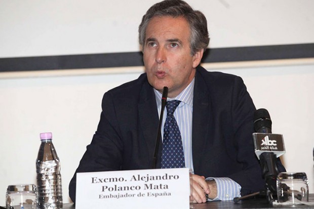Alejandro Polanco Matas, ambassadeur d&rsquo;Espagne, lors d&rsquo;une conférence de presse à Alger:  “Développer nos activités culturelles à travers tout le pays”