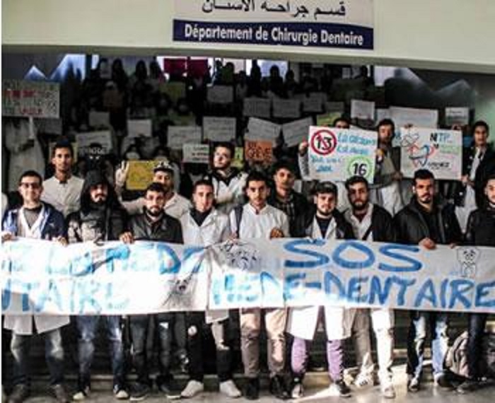Grève de la faim illimitée des étudiants en chirurgie dentaire: Dangereuse tournure d’une protesta