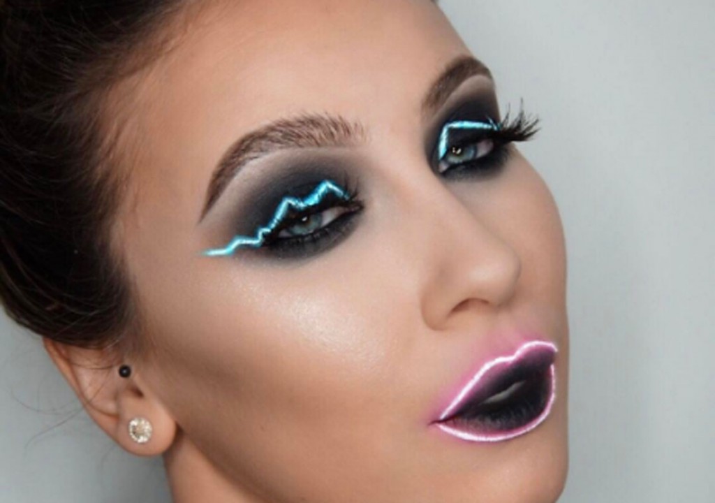 Le maquillage néon: La dernière tendance beauté!