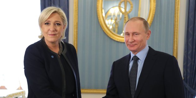 Vladimire Poutine reçoit Marine Le Pen … Et ce n’est pas la première fois
