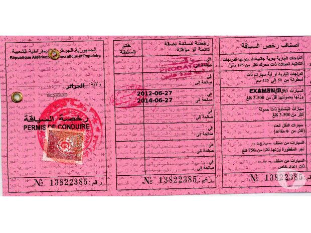 Algérie – le Permis de conduire biométrique à points bientôt en vigueur