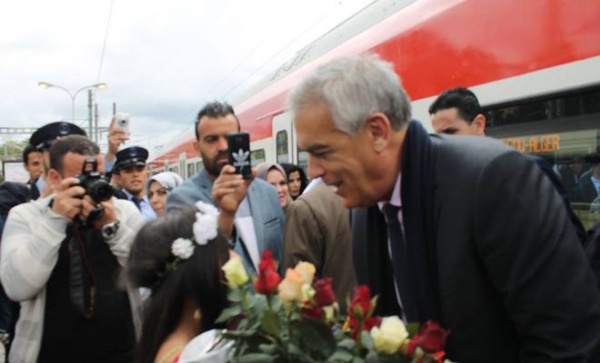 Photos- Le ministre des transports inaugure la nouvelle gare ferroviaire de Tizi Ouzou