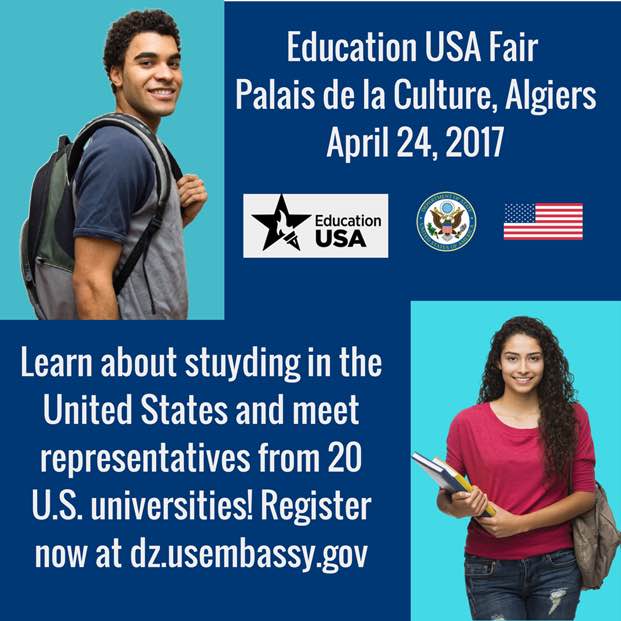 Vingt universités américaines participent au salon EducationUSA organisé par l’ambassade des Etats-Unis à Alger