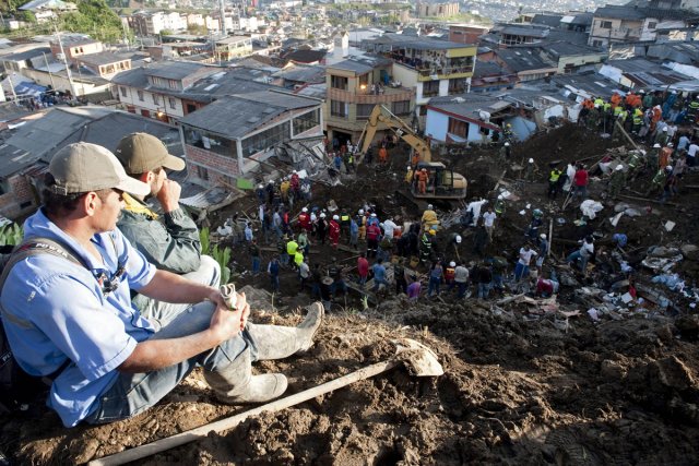 Glissement de terrain en colombie: Le bilan s&rsquo;élève à 262 morts