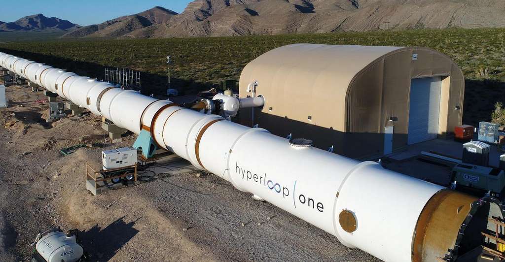 Hyperloop One : la piste d&rsquo;essai du train ultrarapide est prête