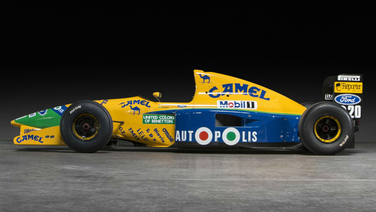 Une des premières F1 de Schumacher est à vendre