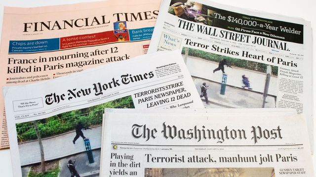 États-Unis: Les effectifs des journaux ont baissé de 58% en 15 ans