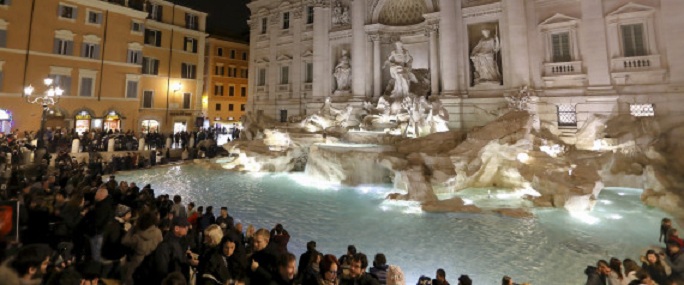 La fontaine de Trevi a rapporté un énorme pactole en 2016
