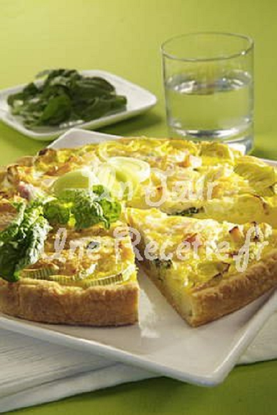 Quiche aux poireaux