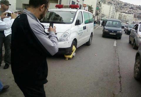 Alger: La Police met des «sabots» à la police