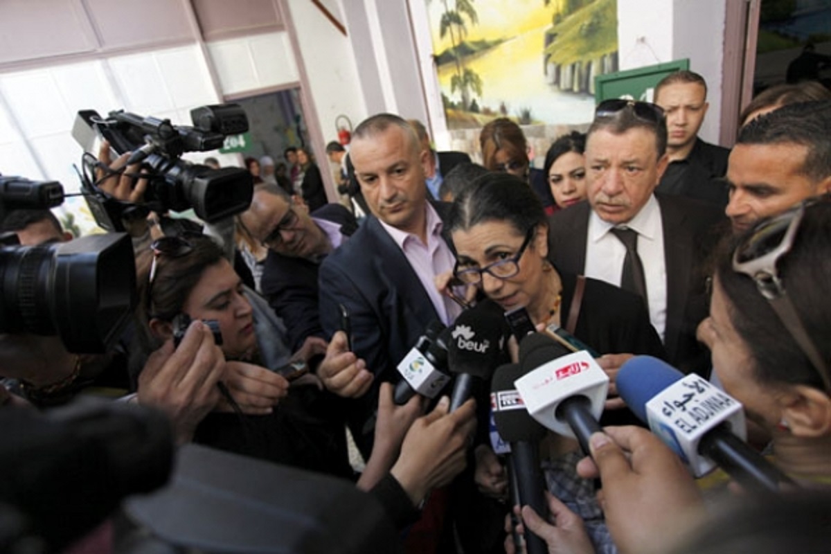 Louisa Hanoune, secrétaire générale du Parti des travailleurs