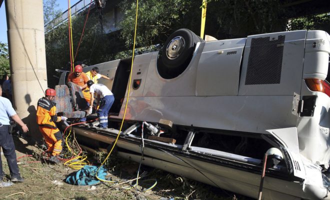Turquie: 20 morts et 13 blessés dans le renversement d’un bus touristique
