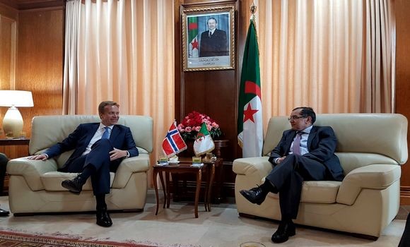 Boutarfa et le ministre norvégien des AE s&rsquo;entretiennent sur la coopération énergétique