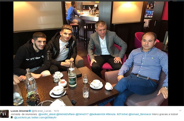 Le coach des verts en tournée européenne: Alcaraz, Ferhat et twitter