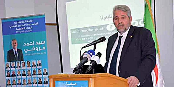 Tête de liste du FLN à Alger, Sid Ahmed Ferroukhi à Ouest Tribune: «C’est les citoyens qui vont faire la différence»