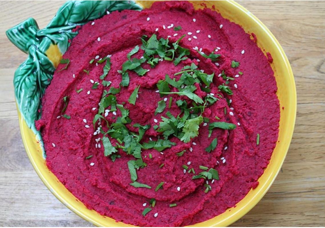 Houmous de betterave très simple à faire