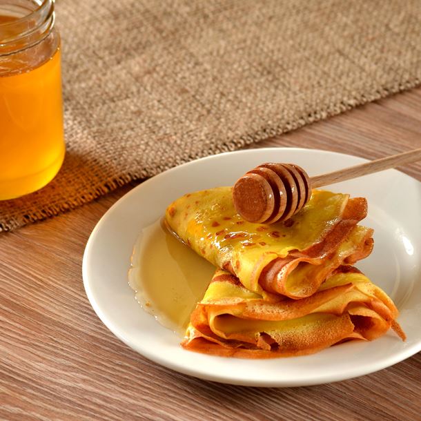 Crêpes au miel