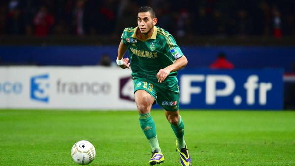 Ghoulam dans le onze stéphanois coaché par Galtier