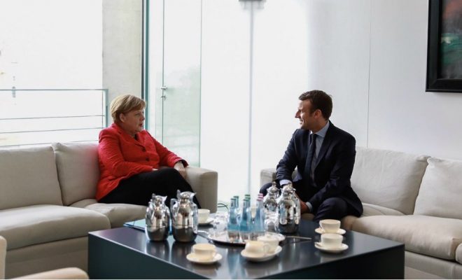 Le président français macron sera reçu par merkel lundi à berlin