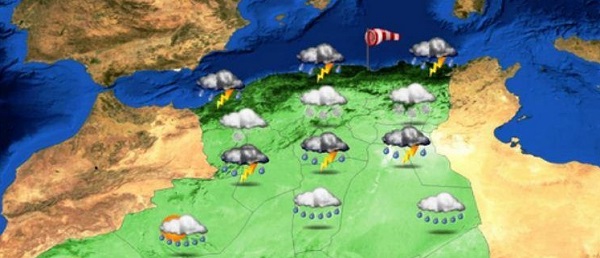 Des orages sur les Hauts-plateaux de l&rsquo;ouest et du centre à partir de lundi soir