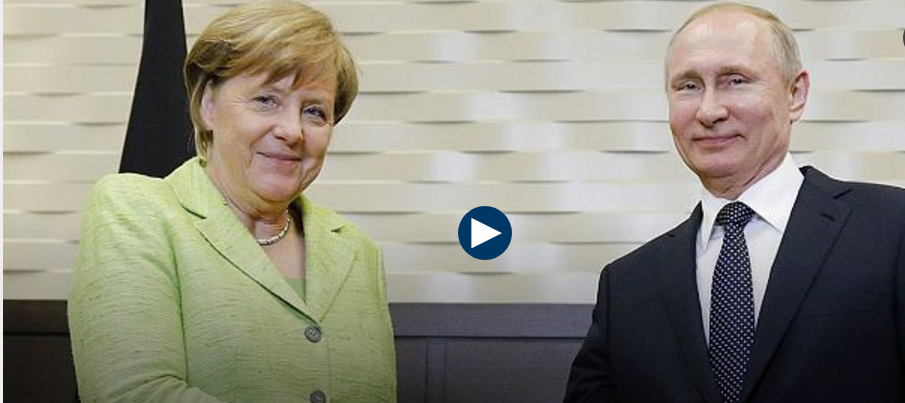 Merkel et Poutine affichent leurs divergences à Sotchi